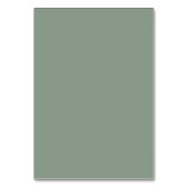 Numéro De Table Moderne Elegant Sage Green White Mariage Menu bois (Dos)
