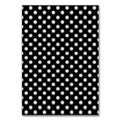 Numéro De Table Modifier Pois gris N'importe quelle couleur Clique (Dos)