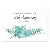 Numéro De Table Mon Anniversaire de mémoire favori Succulent (Dos)