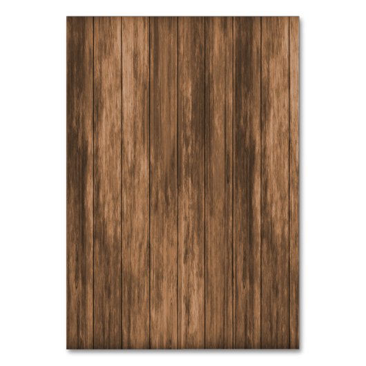 Numéro De Table Monogramme Coeurs en bois avec Fleur sauvage - Car (Dos)