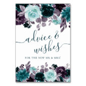 Numéro De Table Moody Boho | Turquoise Floral Garland Conseils et (Dos)