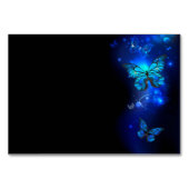 Numéro De Table Morpho Butterfly in the Dark Background (Devant)