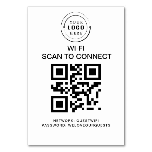 Numéro De Table Mot de passe Wifi | Analyse du code QR pour se con (Par défaut)