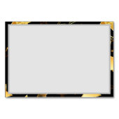 Numéro De Table Motif sans couture avec étoiles d'or (Dos)