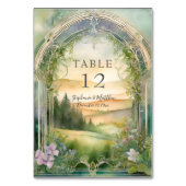 Numéro De Table Mountain Meadow Fleur sauvage Forêt Mariage rustiq (Par défaut)