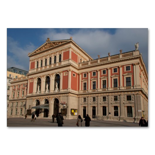 Numéro De Table Musikverein, Wien Österreich (Devant)