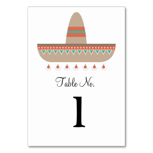 Numéro De Table Nappe pour la fiesta ou le mariage (Dos)