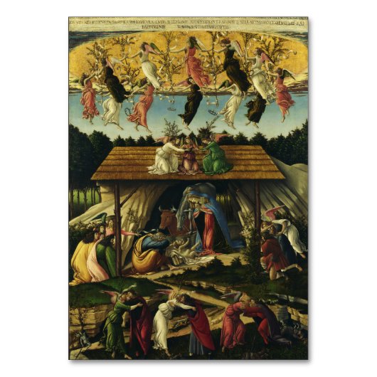 Numéro De Table Nativité mystique par Sandro Botticelli (Par défaut)