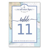 Numéro De Table #Nautical #Floride #Mariage (Par défaut)