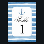 Numéro de table nautique. Mariage de plage. Numéro<br><div class="desc">Éléments correspondants - https://goo.gl/Mf70Pu ♥ Vous pouvez modifier le numéro et créer autant de cartes de table que nécessaire. Placez chacun d'eux dans le panier séparément ♥ Vous pouvez changer de couleur ou de taille de police, ajoutez du texte : cliquez sur le bouton "Personnaliser" ♥ Approprié pour l'anniversaire, anniversaire...</div>