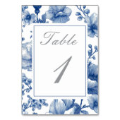 Numéro De Table Navy Blue And Silver Wedding (Par défaut)