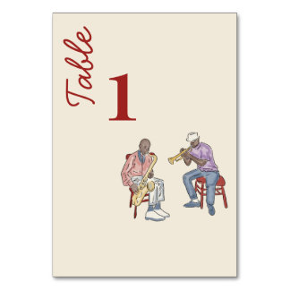 Numéro De Table New Orleans  Watercolor double sided