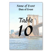 Numéro De Table New York Abutment of Brooklyn Bridge (Par défaut)