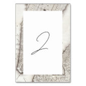 Numéro De Table New York City Destination Mariage NYC (Dos)