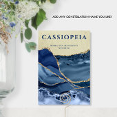 Numéro De Table N'importe quel nom de constellation, Agate bleue e