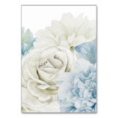Numéro De Table Noces aux Pivoines Bleues (Dos)