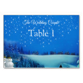 Numéro De Table Noël et Nouvel An 2024 (Devant)