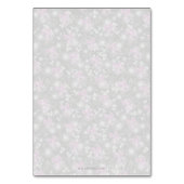 Numéro De Table Nœud rose transparent Coquette - (Dos)