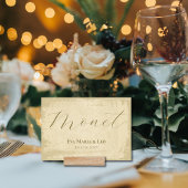 Numéro De Table Nom de la table personnalisée du bord de gravité b