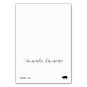 Numéro De Table Nom du script Pork Repas Option Place Card (Par défaut)
