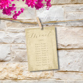 Numéro De Table Nom du tableau de bord de grunge blanc