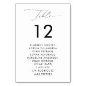 Numéro De Table Noms des graphiques de sièges de script moderne Ma (Par défaut)