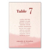 Numéro De Table Noms d'invités Mariages de script en gras et en gr (Par défaut)