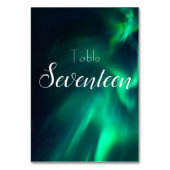 Numéro de table Northern Lights (Dos)