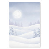 Numéro De Table Notre petit bébé neige arrive Guide des places (Dos)