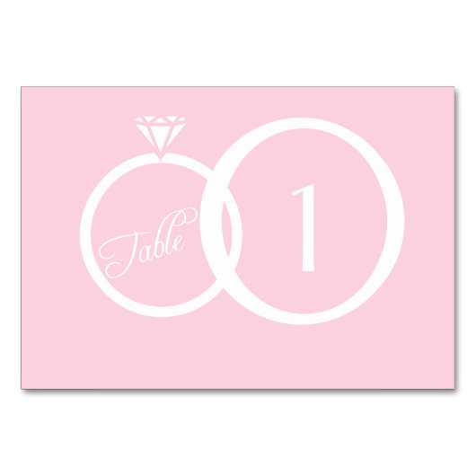 Numéro De Table Nous faisons Mariage (Devant)