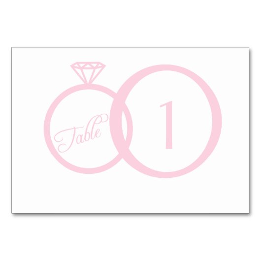Numéro De Table Nous faisons Mariage (Devant)