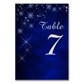 Numéro De Table Nuit bleue étoilée (Par défaut)