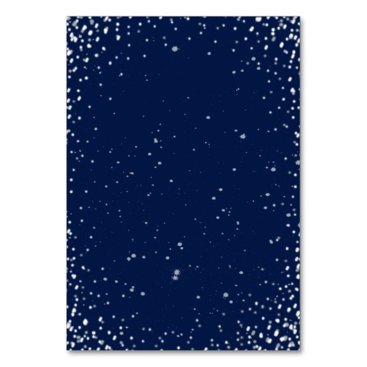 Numéro De Table Nuit étoilée (Dos)