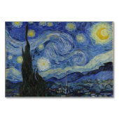 Numéro De Table Nuit étoilée par Vincent Van Gogh (Dos)