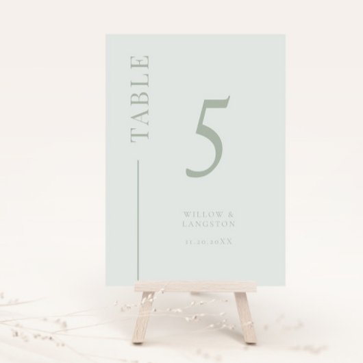 Numéro De Table Numéro de la table de Mariage de ligne de nettoyag