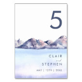 Numéro De Table Numéro de la table d'hiver (Dos)