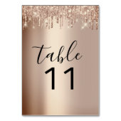 Numéro De Table Numéro de tableau Effet de Parties scintillant Ros (Par défaut)