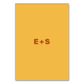 Numéro De Table Numéro de tableau inspiré de Wes Anderson Jaune et (Dos)