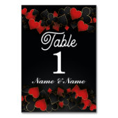Numéro De Table Numéro de tableau Mariage Las Vegas Casino Party (Dos)