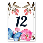 Numéro De Table Numéro de tableau - Papillon floral (Par défaut)