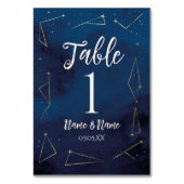 Numéro De Table Numéro de tableau Signes d'étoile Mariage Marine (Par défaut)