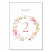 Numéro De Table numéro du tableau de conception de la couronne flo (Par défaut)