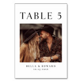 Numéro De Table Numéro du tableau de réception du mariage photo (Par défaut)