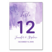 Numéro De Table Numéros de tableau d'éclaboussure violet violet (Par défaut)
