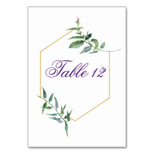 Numéro De Table Numéros de tableau Mariage imprimables, Verdure ru