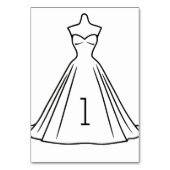 Numéro De Table Numéros de tableau pour la collection Silhouette (Par défaut)