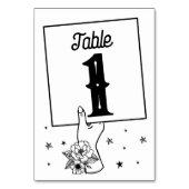 Numéro De Table Numéros de tableau Roche de tatouage traditionnell (Dos)