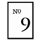 Numéro De Table Numéros de tableau simples des Mariages frontalier (Par défaut)