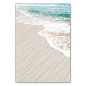 Numéro De Table Ocean Beach Hearts avec des noms (Dos)