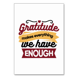 Numéro De Table Oeuvre de foi et de gratitude - Uplifting Christia